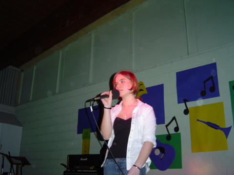 Amanda Fougere finally makes it on stage at 12:30am