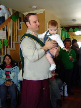 Kieran's first St Patrick's Day