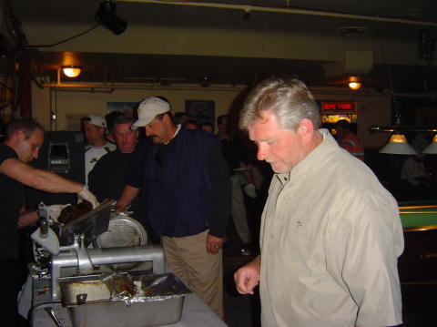Steve Laurence - Steve Hanna - Mike Kelly at the buffet