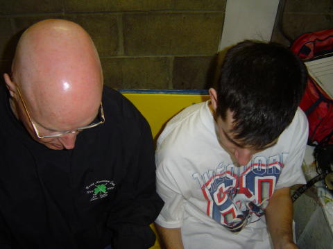 In the Scoring Booth - Earl and & Jonathan