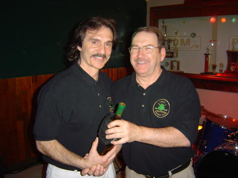 Captain Berniie and the Team MVP, Jim Asmaklis