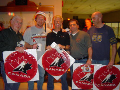 The MVP - Glenn Hogan Brian Frain Ian Vandeberg Robert Jones Mark Thivierge