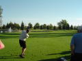 Mike McKeown attempt in the shoot out for the last two prizes (-5)
