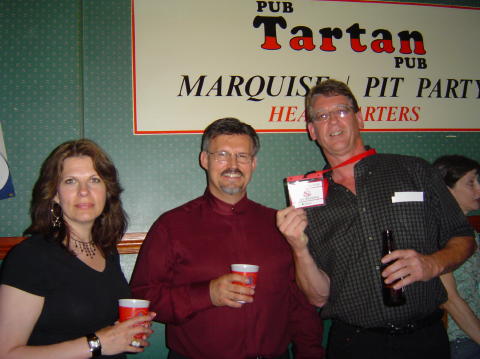 Karen and Mike McMeekin and André Wesslling who needs to lose some height