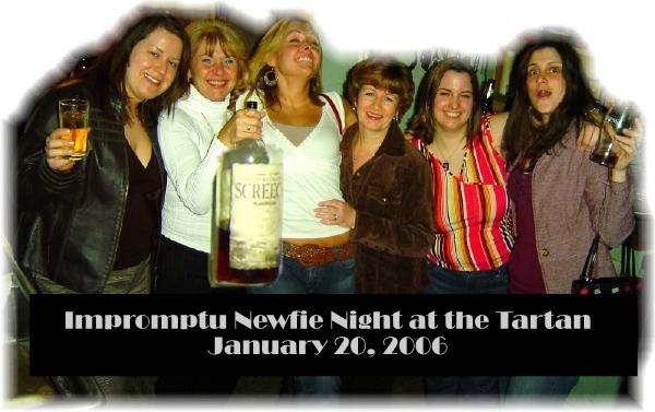 Five Newfs and Shannon (a Wannabee)