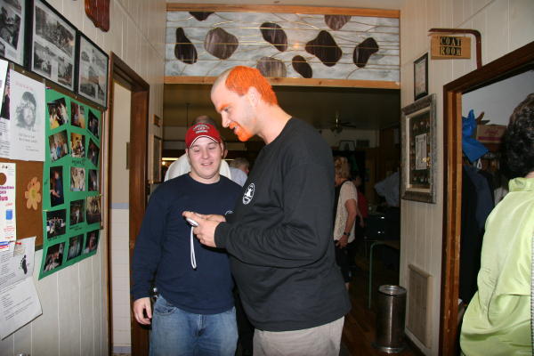 Kevin shows Joe what he looks like